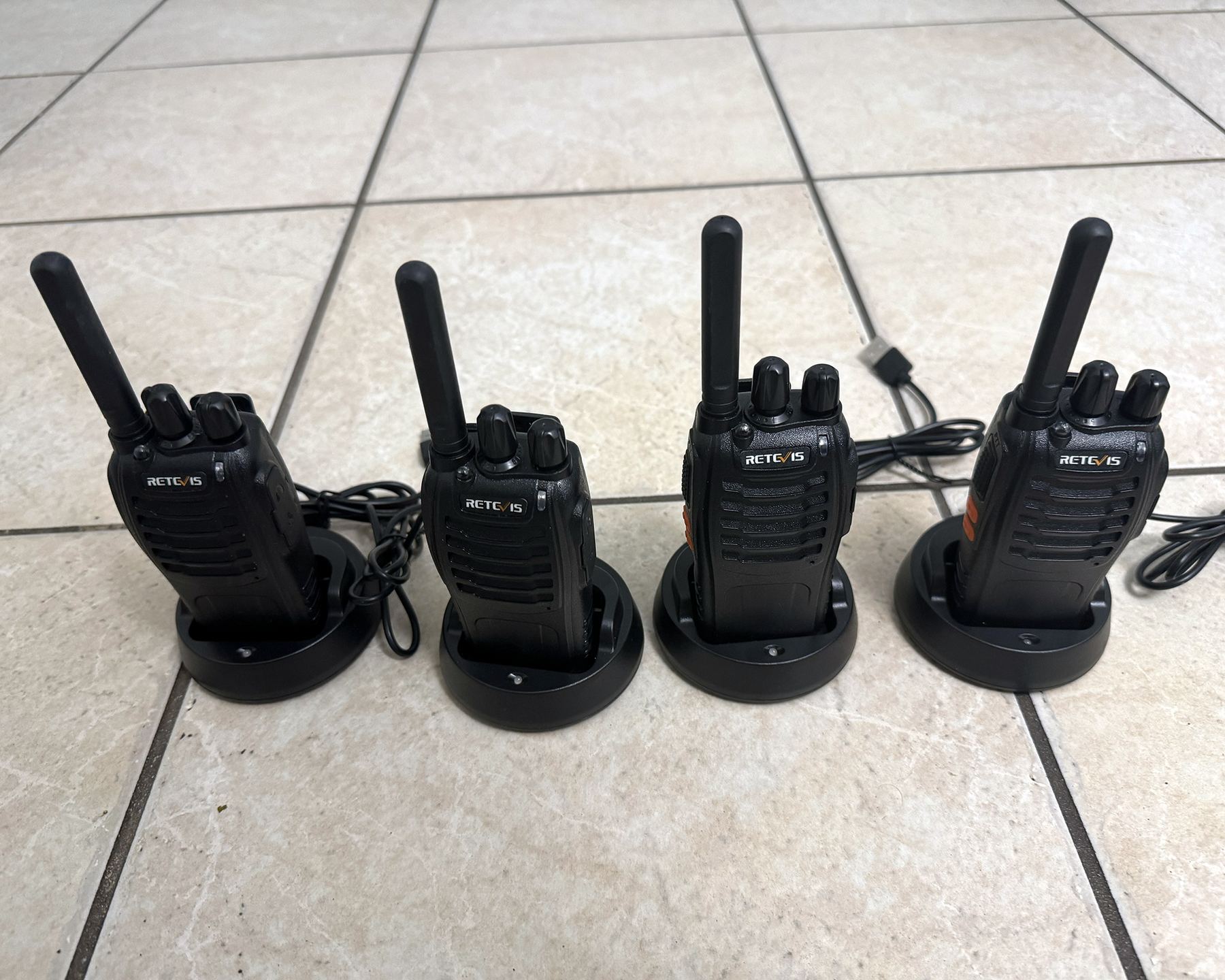 Retevis walkie talkies 4-pack